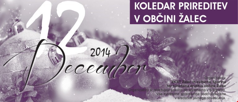 Koledar prireditev december 2014