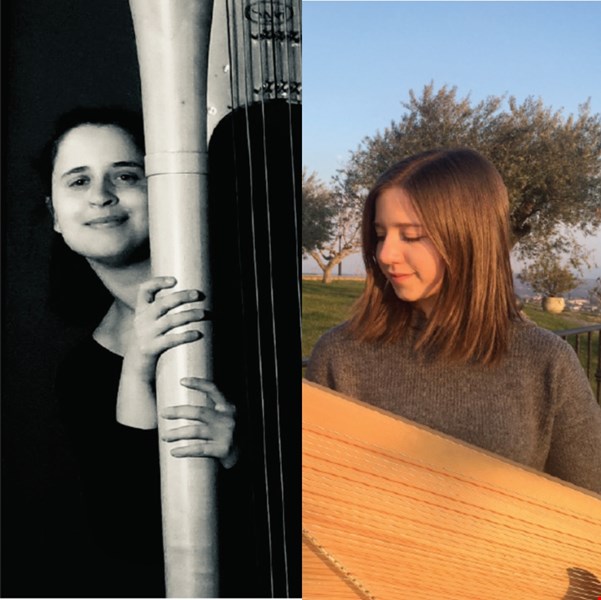 Sofia Masut (harfa) in Eva Novak (citre)