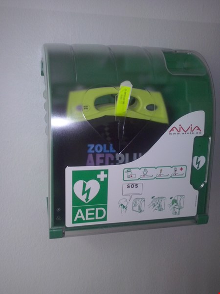 Defibrilator v Domu II. slovenskega tabora Žalec